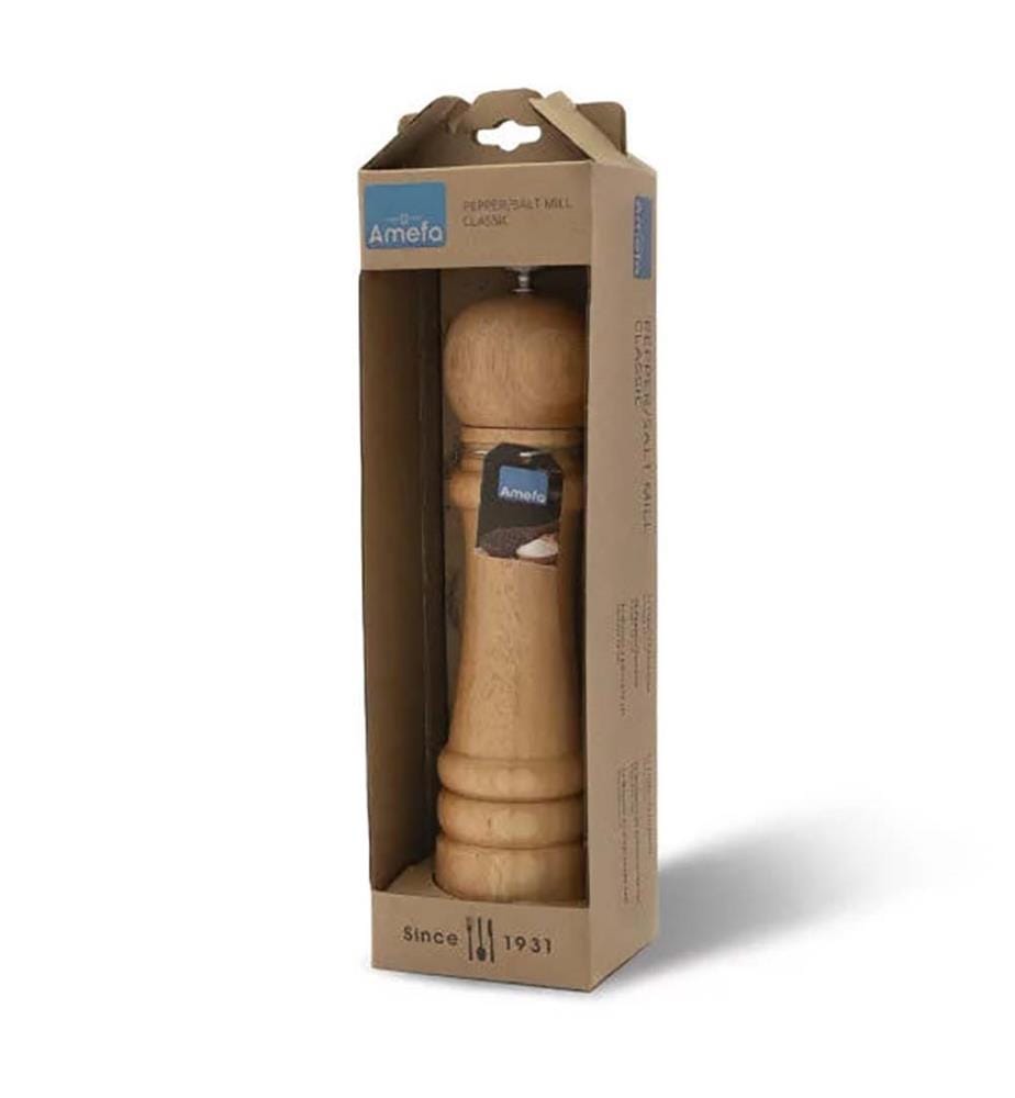 Macinapepe in legno Caesar - 26 cm - Marrone chiaro