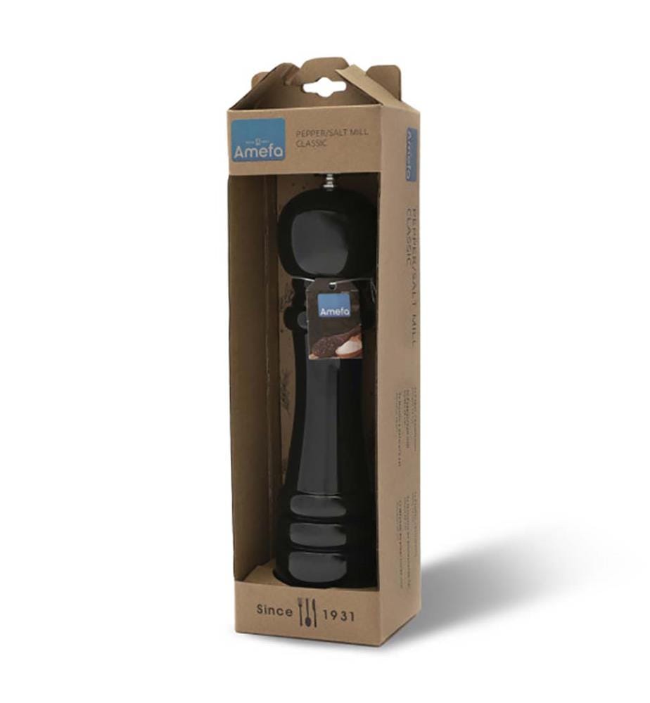 Macinapepe in legno Marius - 26 cm - Nero