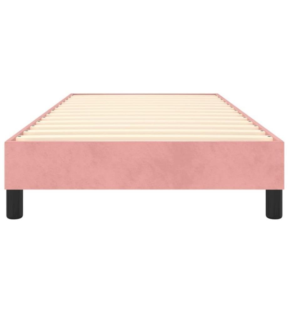 Boxspringbett Rosa 90x200 cm Samt