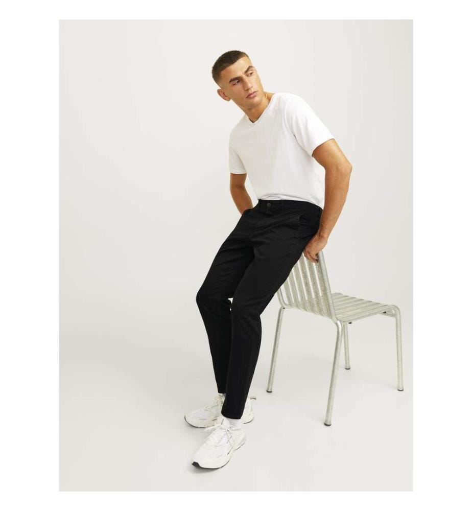 Chino-Hose - Schwarz