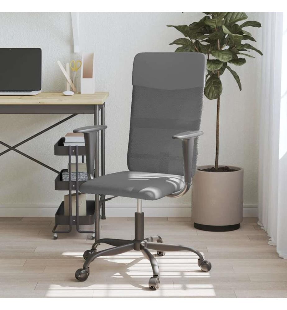 Chaise de bureau réglable en hauteur gris