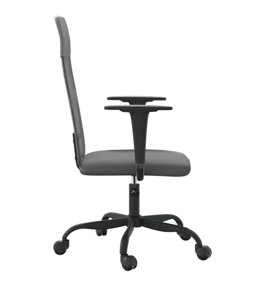Chaise de bureau réglable en hauteur gris