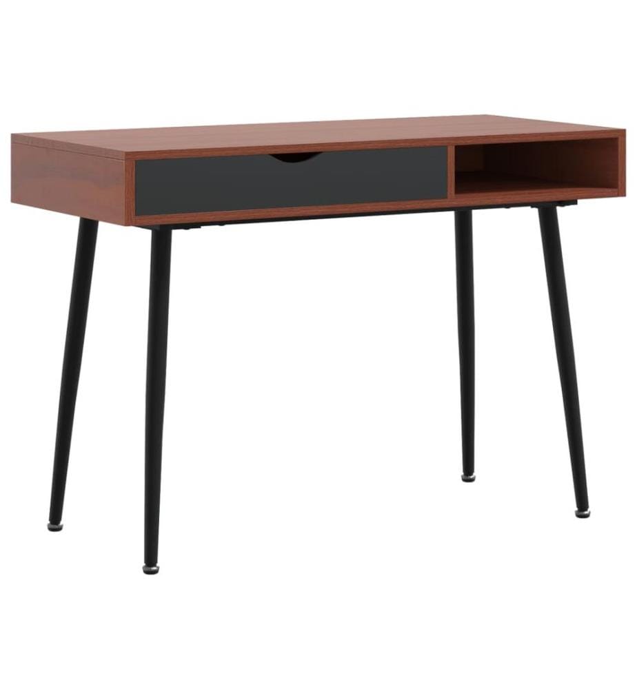 Computertisch mit Schublade Braun 110x50x75 cm Holzwerkstoff
