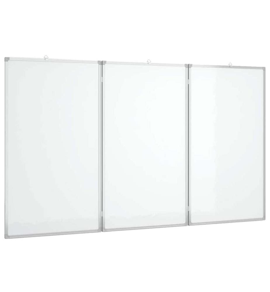 Magnetisches Whiteboard Klappbar 150x80x1,7 cm Aluminium