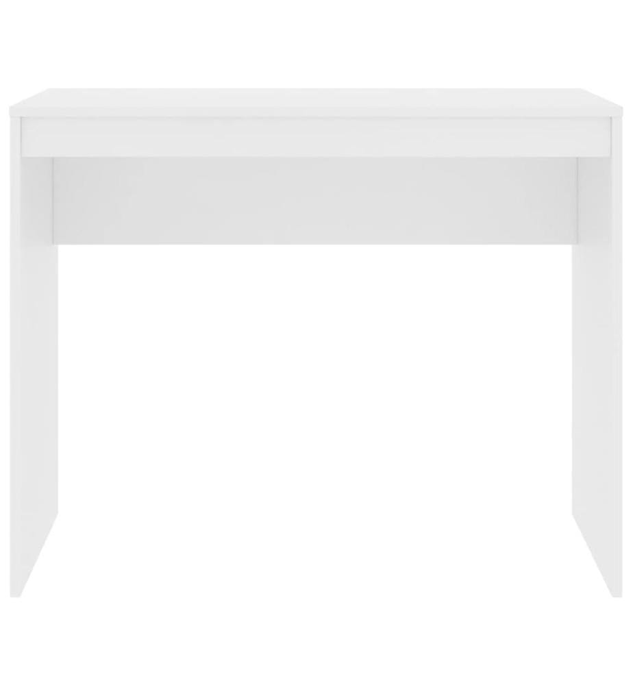 Bureau Blanc 90x40x72 cm Bois d'ingénierie