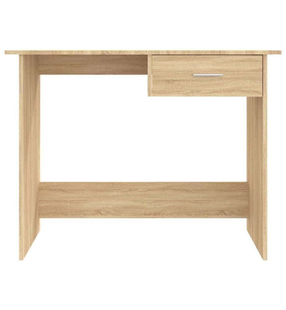Bureau Chêne sonoma 100x50x76 cm Bois d'ingénierie