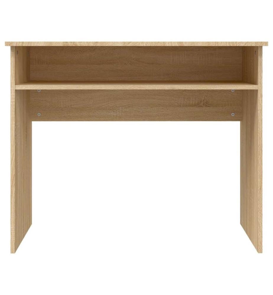 Bureau Chêne sonoma 90x50x74 cm Bois d'ingénierie