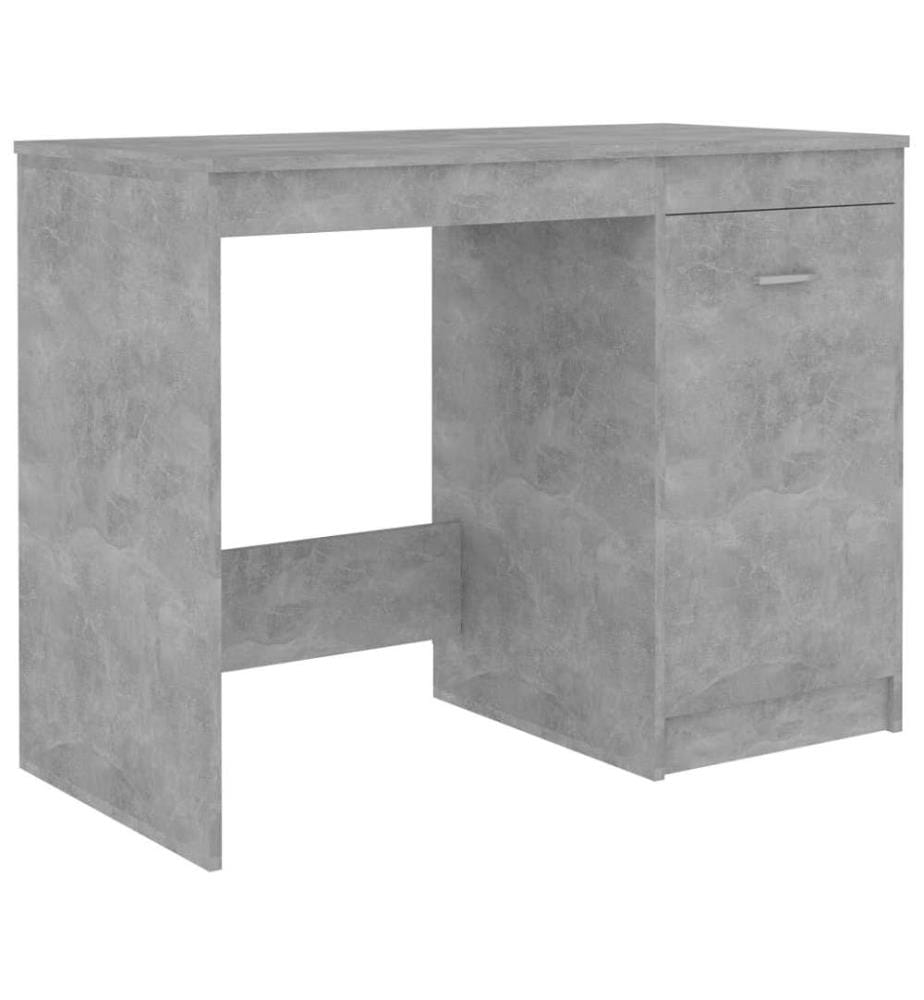 Schreibtisch Betongrau 100x50x76 cm Holzwerkstoff