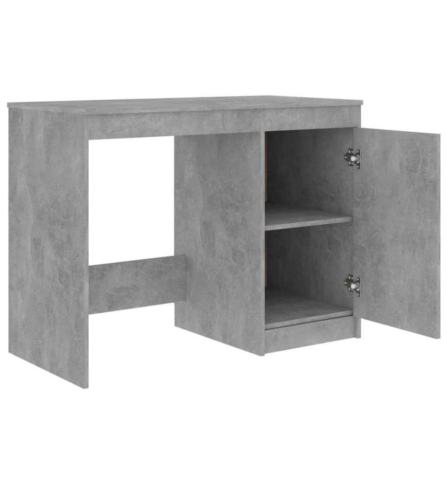 Schreibtisch Betongrau 100x50x76 cm Holzwerkstoff