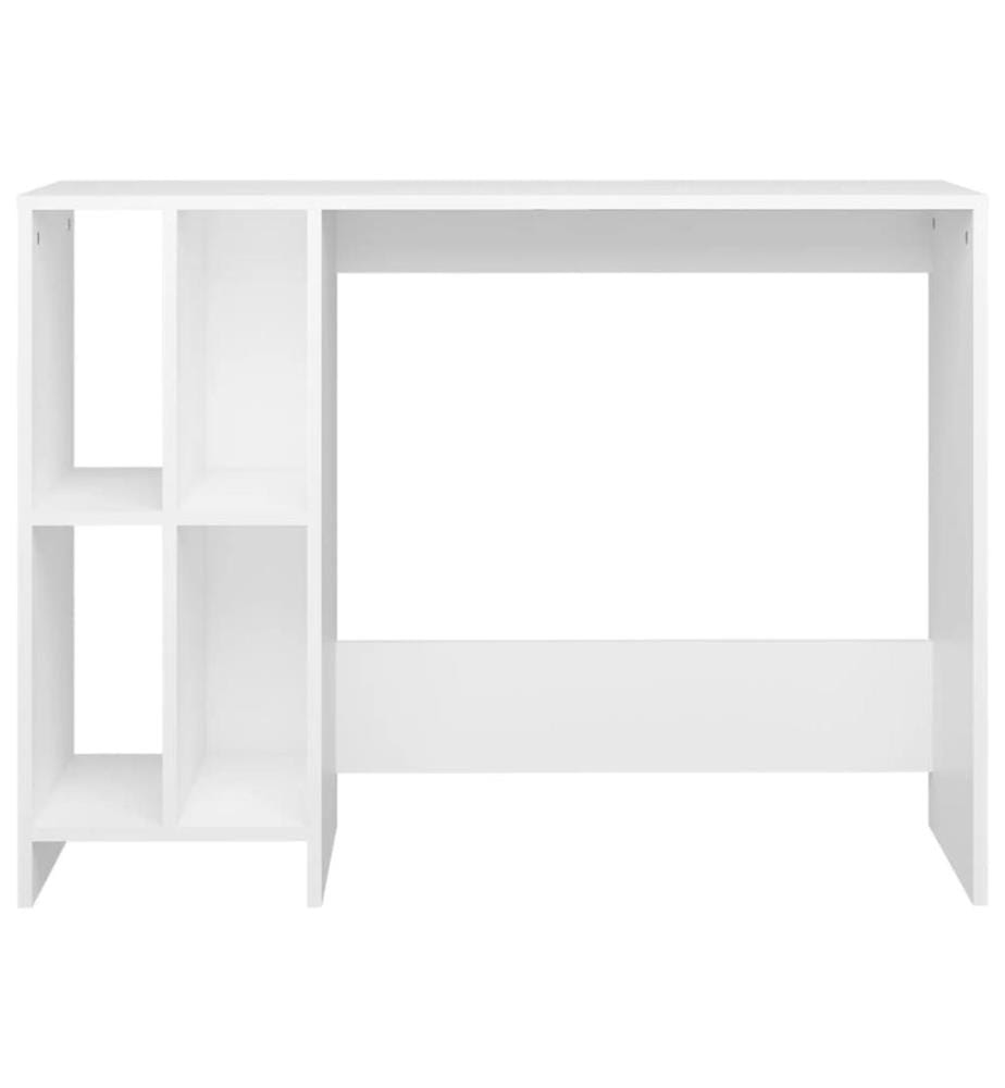 Computertisch Weiss 102,5x35x75 cm Holzwerkstoff