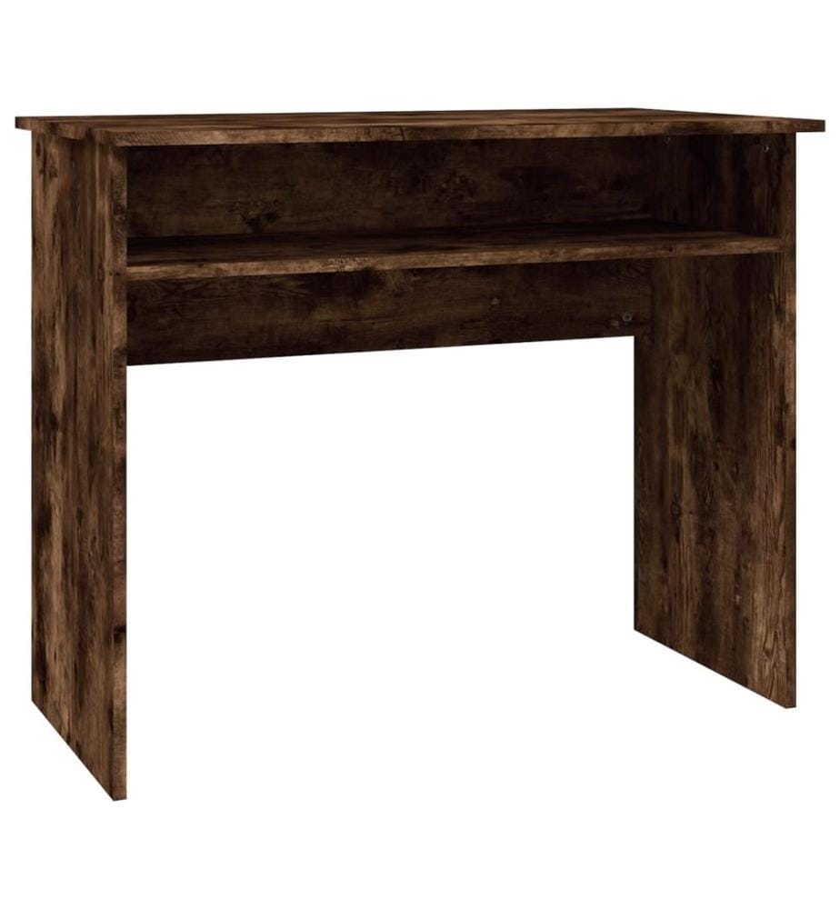 Bureau Chêne fumé 90x50x74 cm Bois d'ingénierie