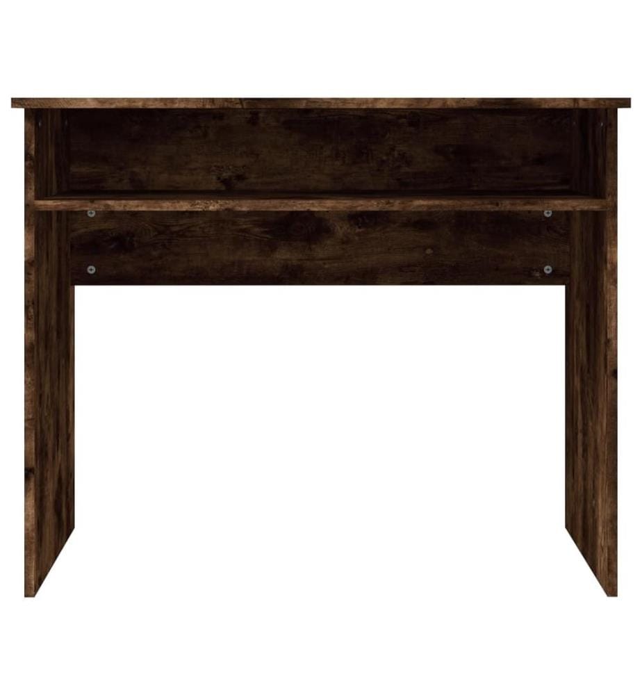Bureau Chêne fumé 90x50x74 cm Bois d'ingénierie