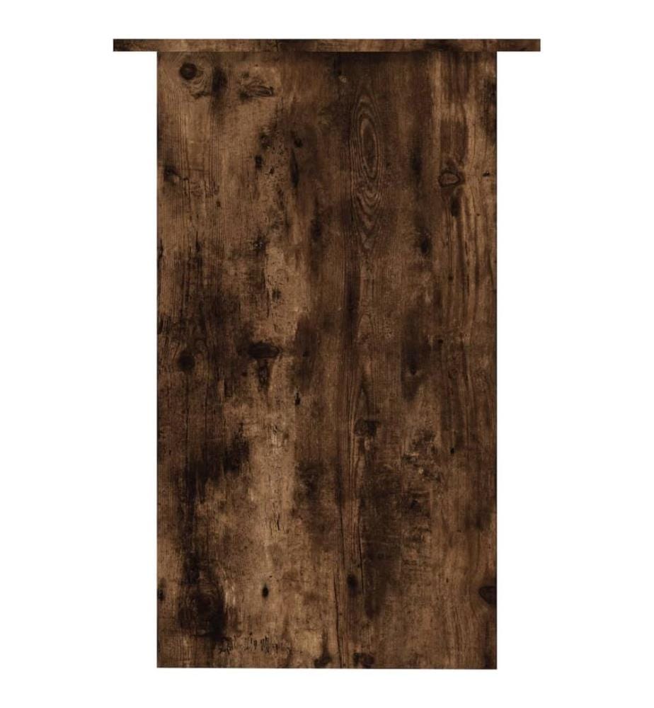Bureau Chêne fumé 90x50x74 cm Bois d'ingénierie
