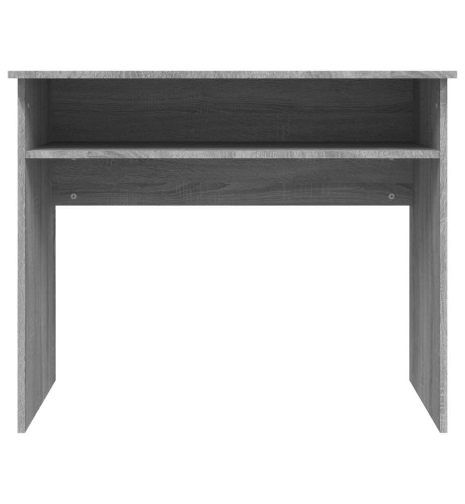 Schreibtisch Grau Sonoma 90x50x74 cm Holzwerkstoff