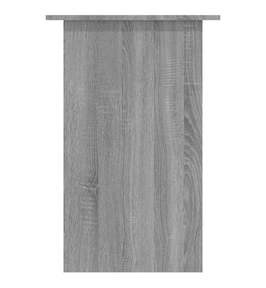 Schreibtisch Grau Sonoma 90x50x74 cm Holzwerkstoff