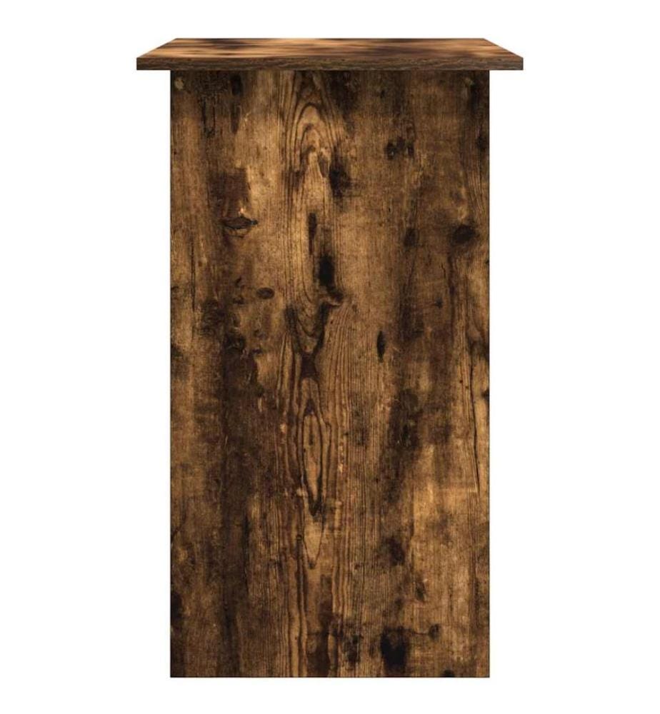 Bureau Chêne fumé 80x45x74 cm Bois d'ingénierie