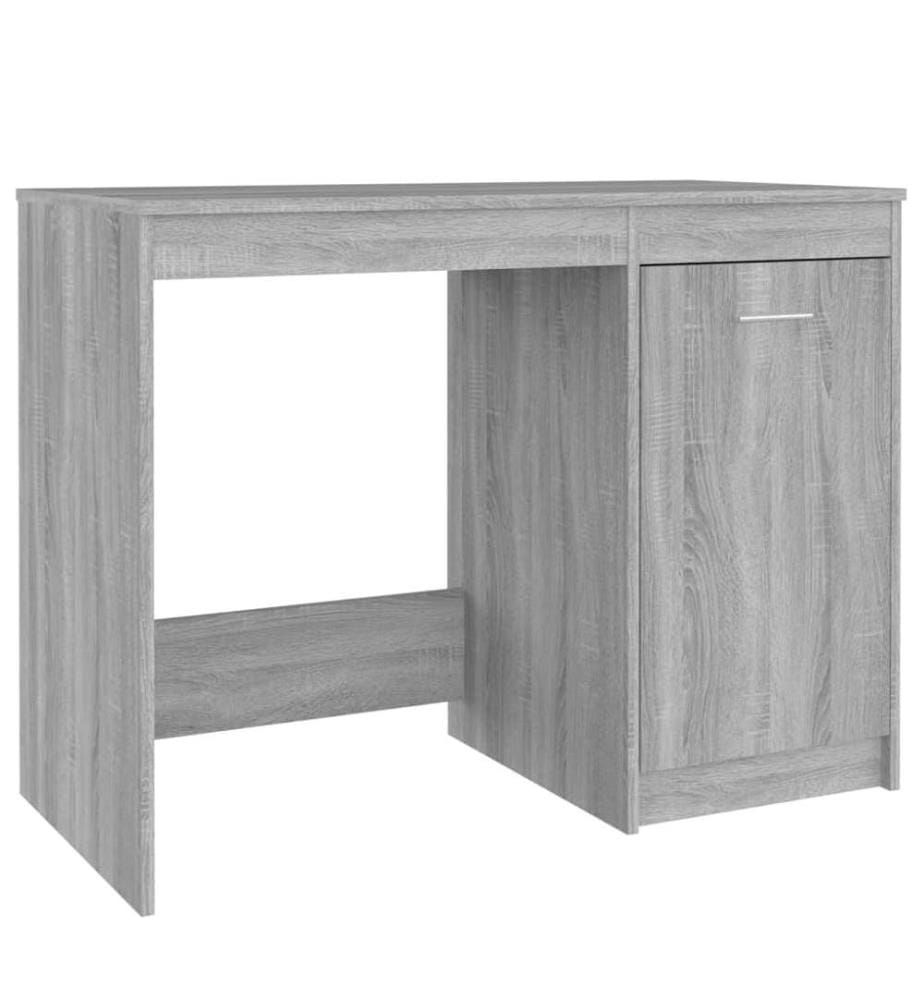 Schreibtisch Grau Sonoma 100x50x76 cm Holzwerkstoff