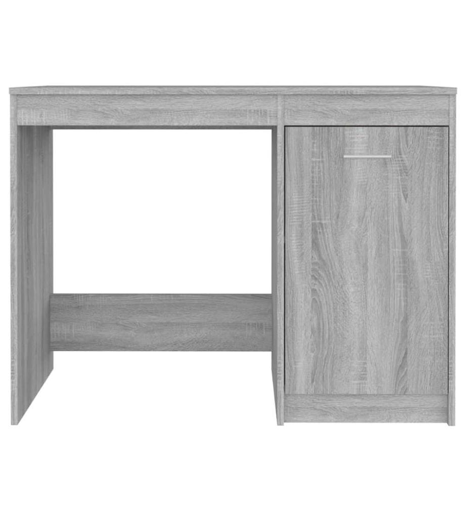 Schreibtisch Grau Sonoma 100x50x76 cm Holzwerkstoff