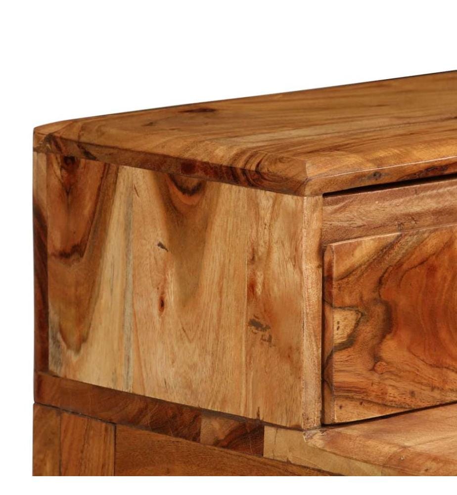 Schreibtisch mit Schubladen Massivholz 88 x 50 x 90 cm