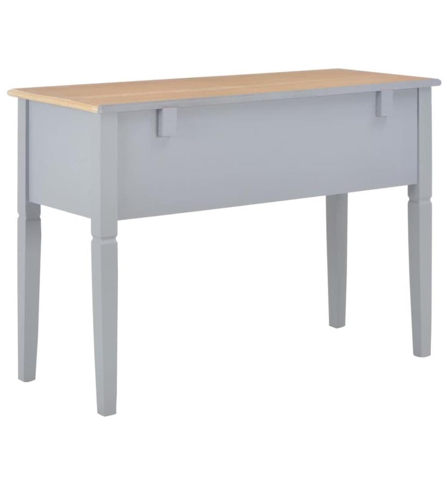Schreibtisch Grau 109,5 x 45 x 77,5 cm Holz