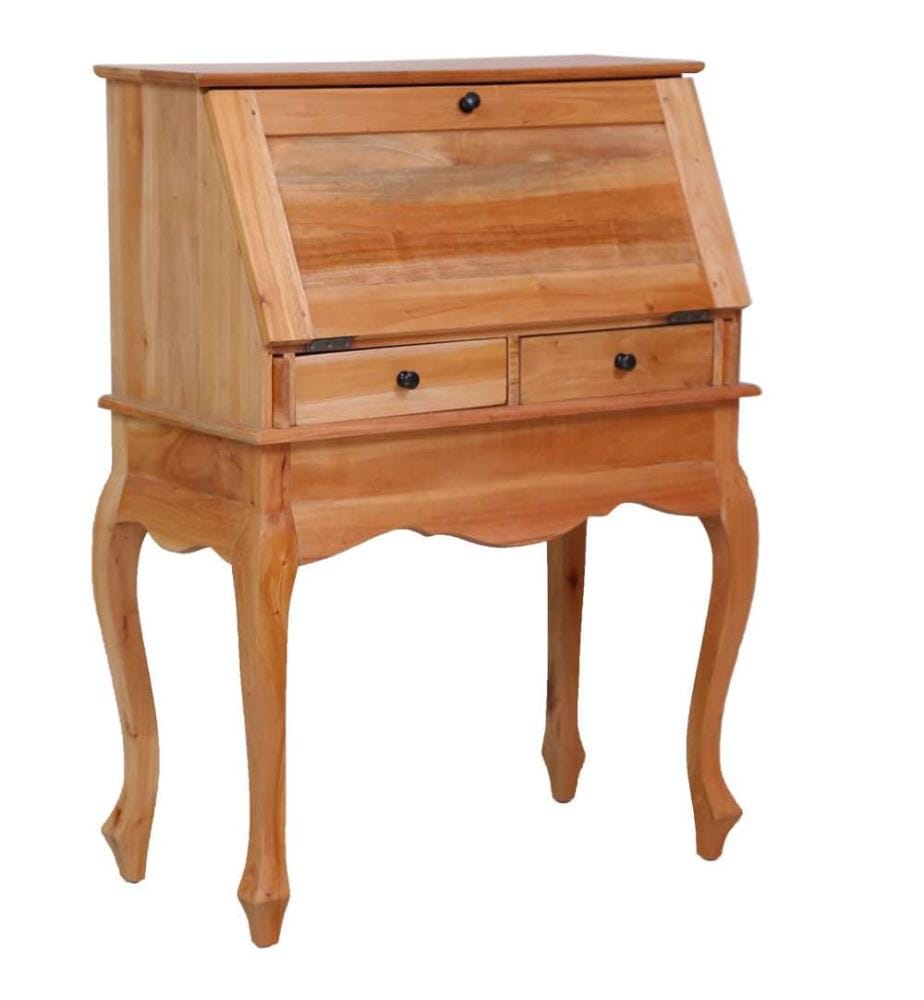 Sekretär 78×42×103 cm Massivholz Mahagoni