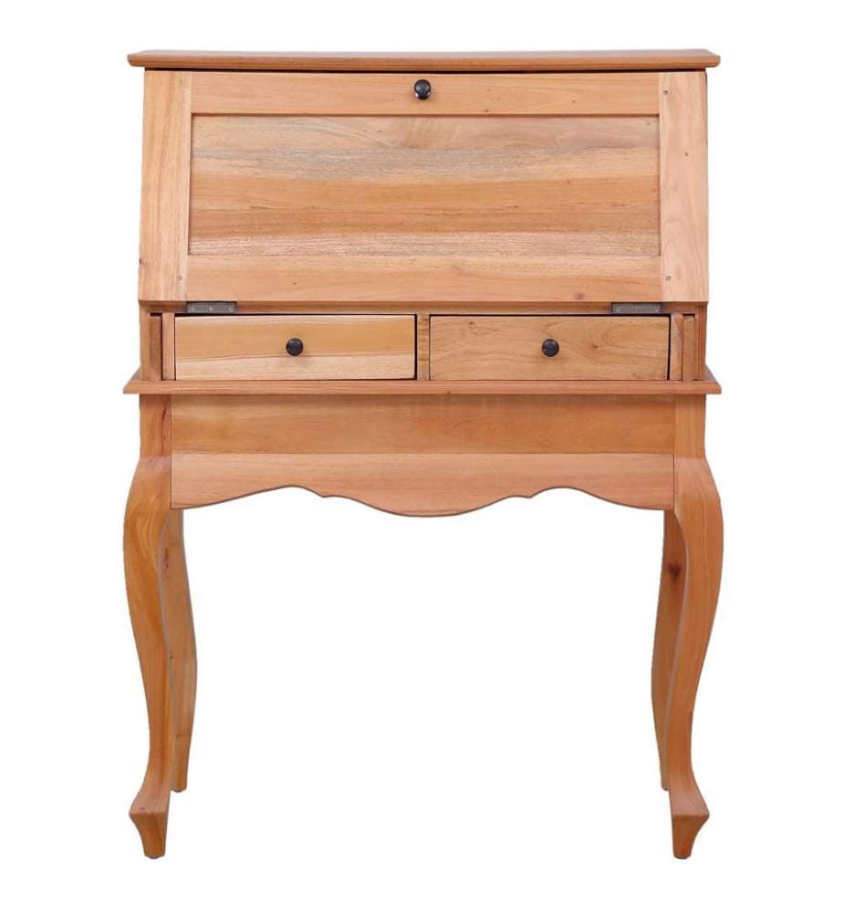 Sekretär 78×42×103 cm Massivholz Mahagoni