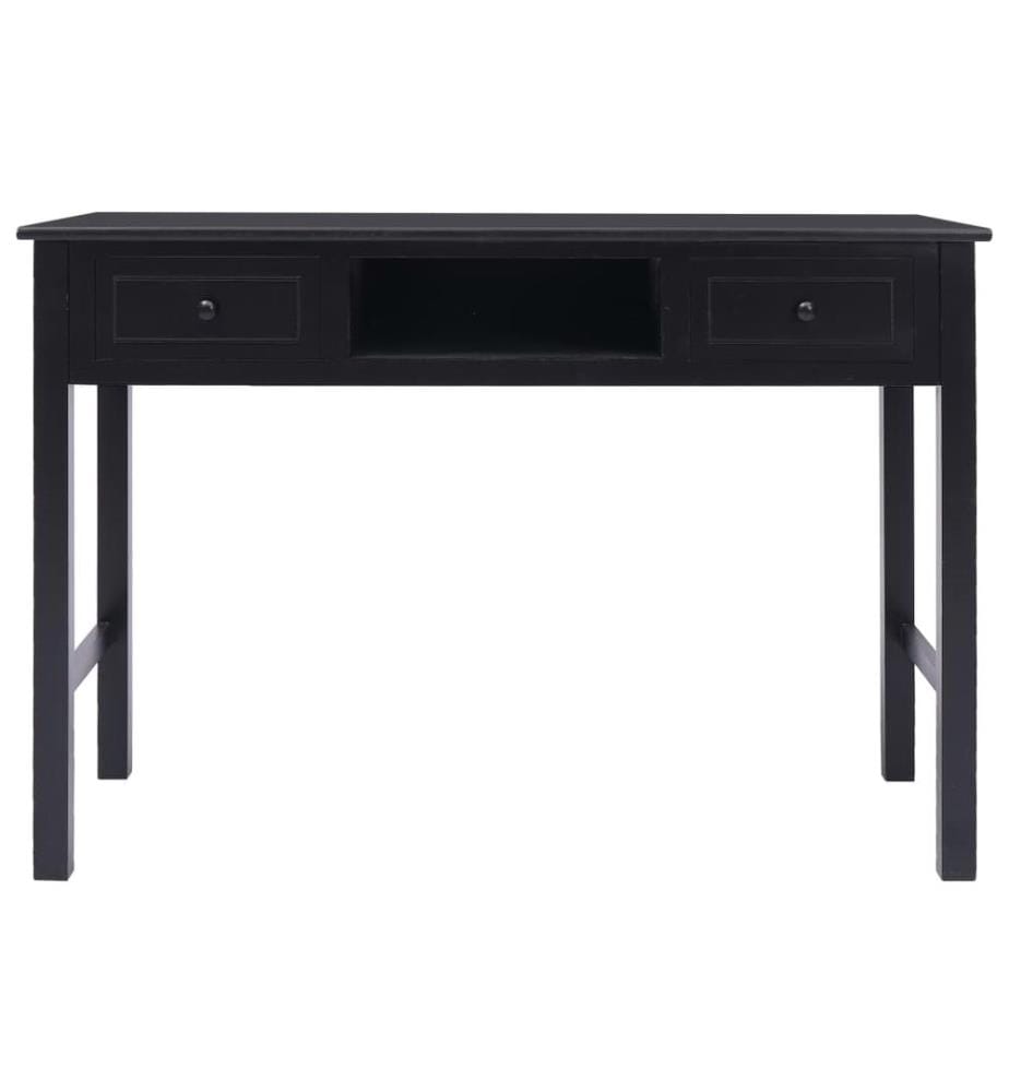 Schreibtisch Schwarz 110×45×76 cm Holz