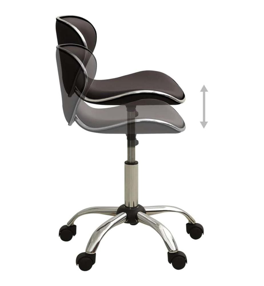 Bürostuhl Braun Kunstleder