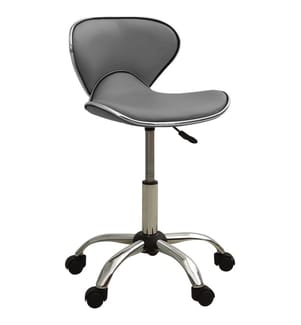 Bürostuhl Grau Kunstleder
