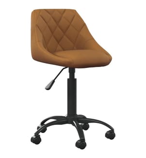 Bürostuhl Braun Samt