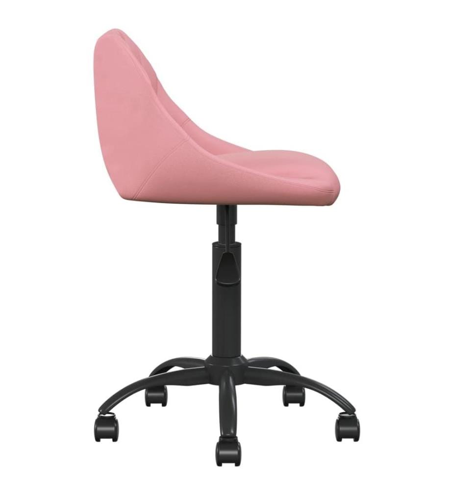 Chaise de bureau Rose Velours
