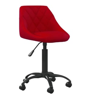 Bürostuhl Weinrot Samt