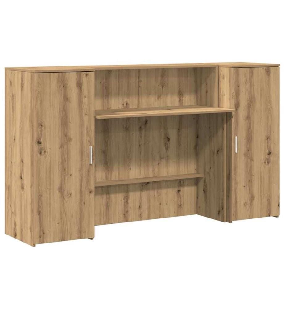 Empfangstheke Artisan-Eiche 180x50x103,5 cm Holzwerkstoff
