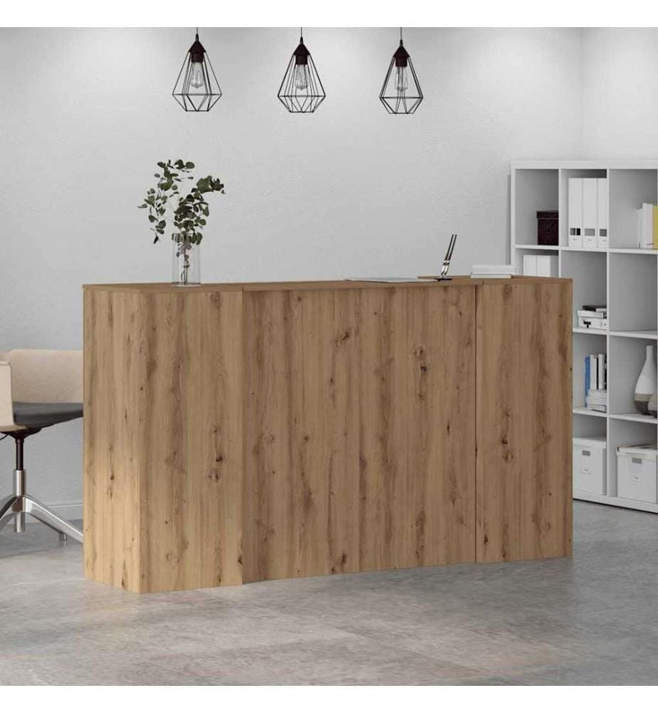 Empfangstheke Artisan-Eiche 180x50x103,5 cm Holzwerkstoff