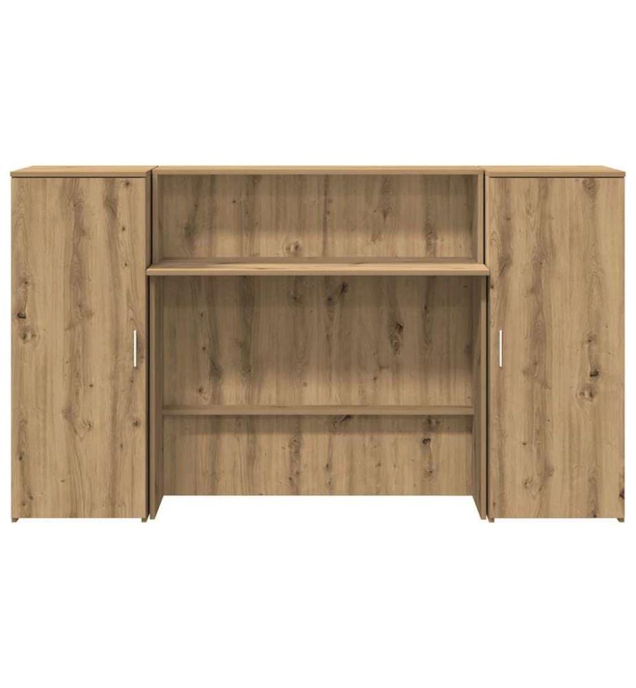 Empfangstheke Artisan-Eiche 180x50x103,5 cm Holzwerkstoff