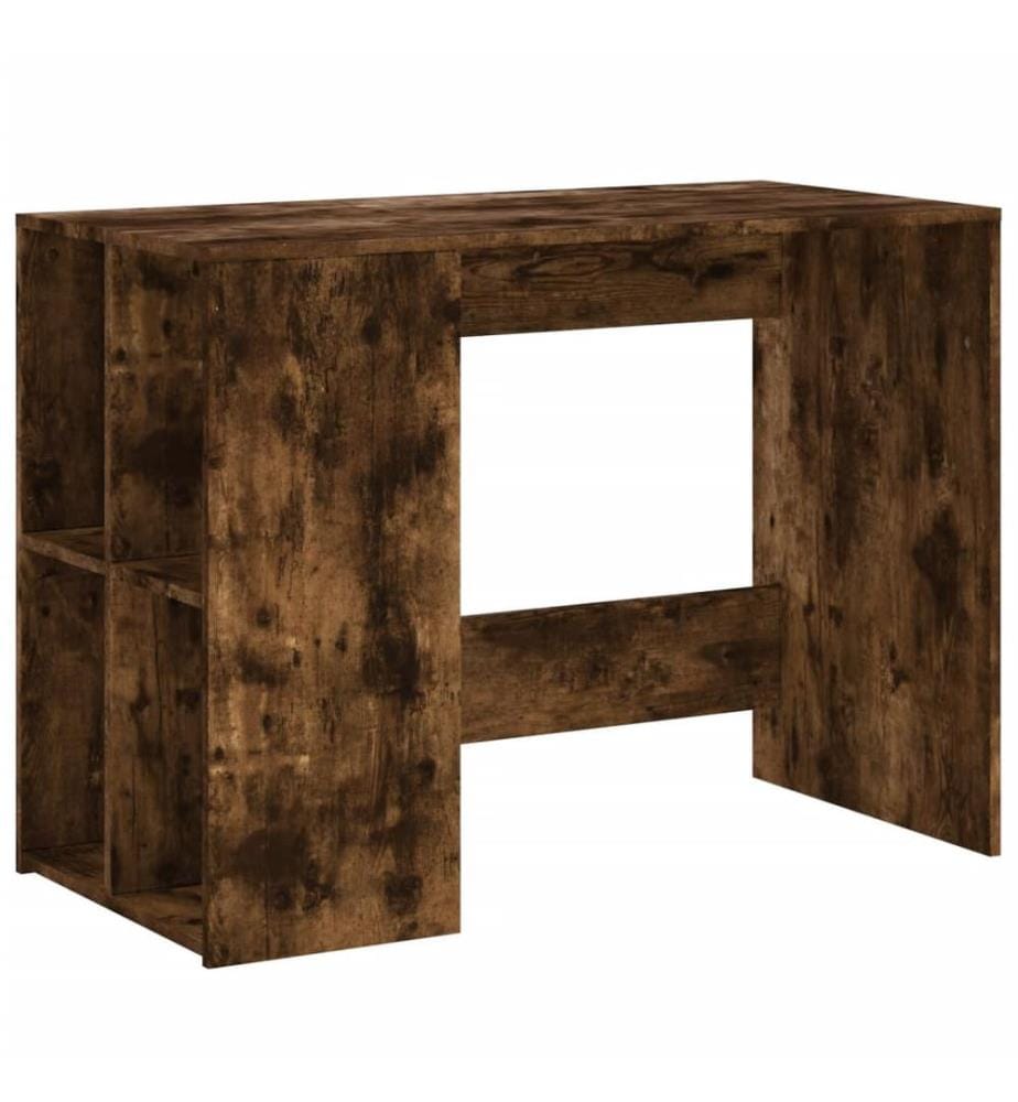 Schreibtisch Räuchereiche 102x50x75 cm Holzwerkstoff