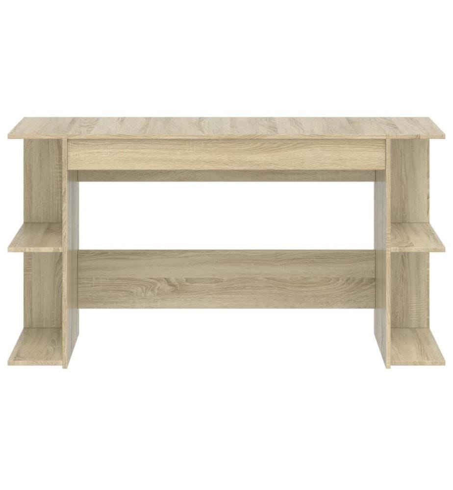 Schreibtisch Sonoma-Eiche 140x50x75 cm Holzwerkstoff