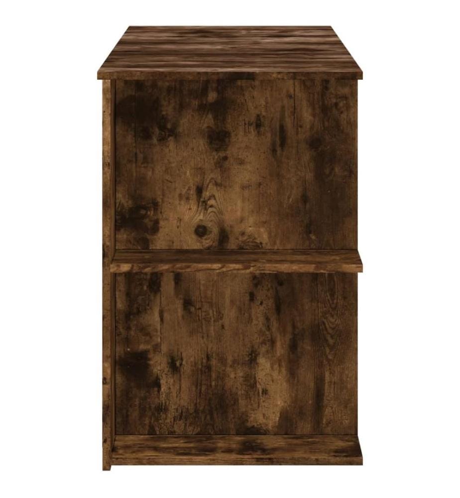 Schreibtisch Räuchereiche 140x50x75 cm Holzwerkstoff