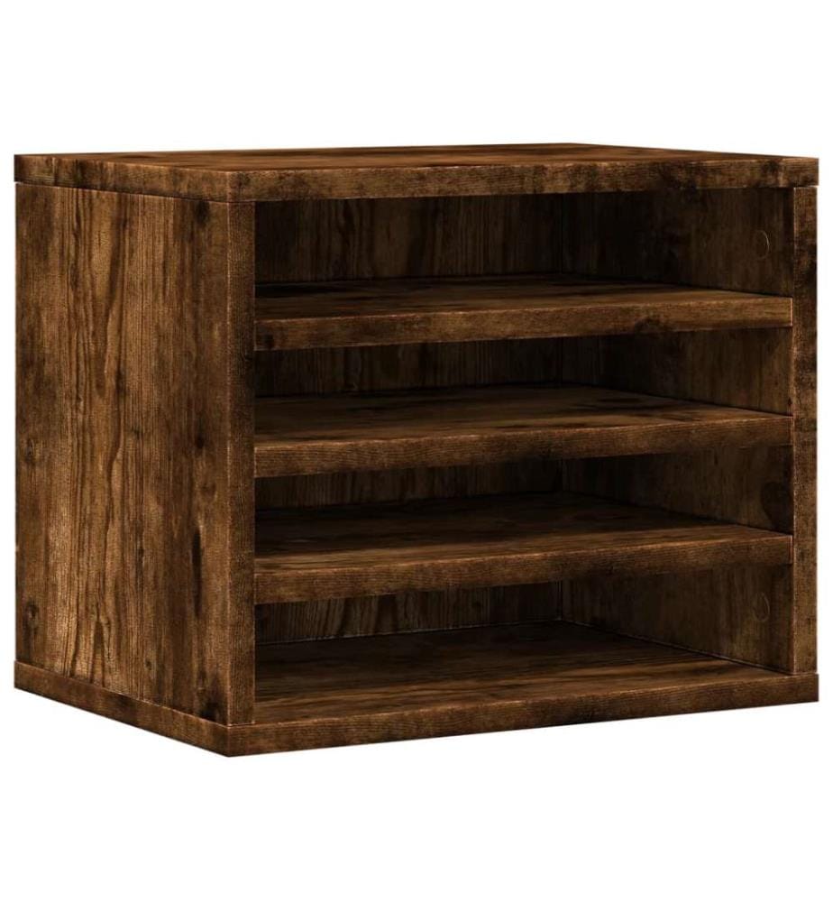 Schreibtisch-Organizer Räuchereiche 36x26x29,5 cm Holzwerkstoff