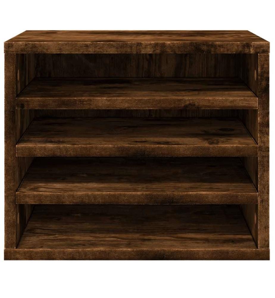 Schreibtisch-Organizer Räuchereiche 36x26x29,5 cm Holzwerkstoff