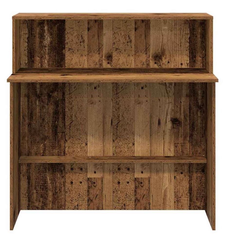 Empfangstheke Altholz-Optik 100x50x103,5 cm Holzwerkstoff