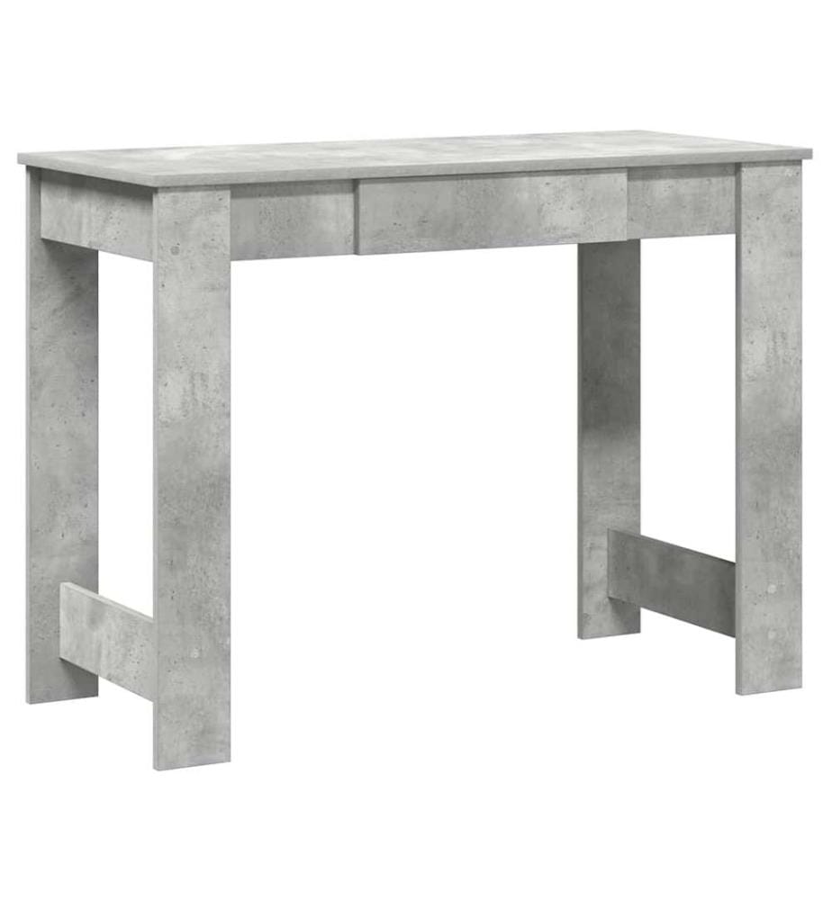 Schreibtisch Betongrau 100x45x75 cm Holzwerkstoff