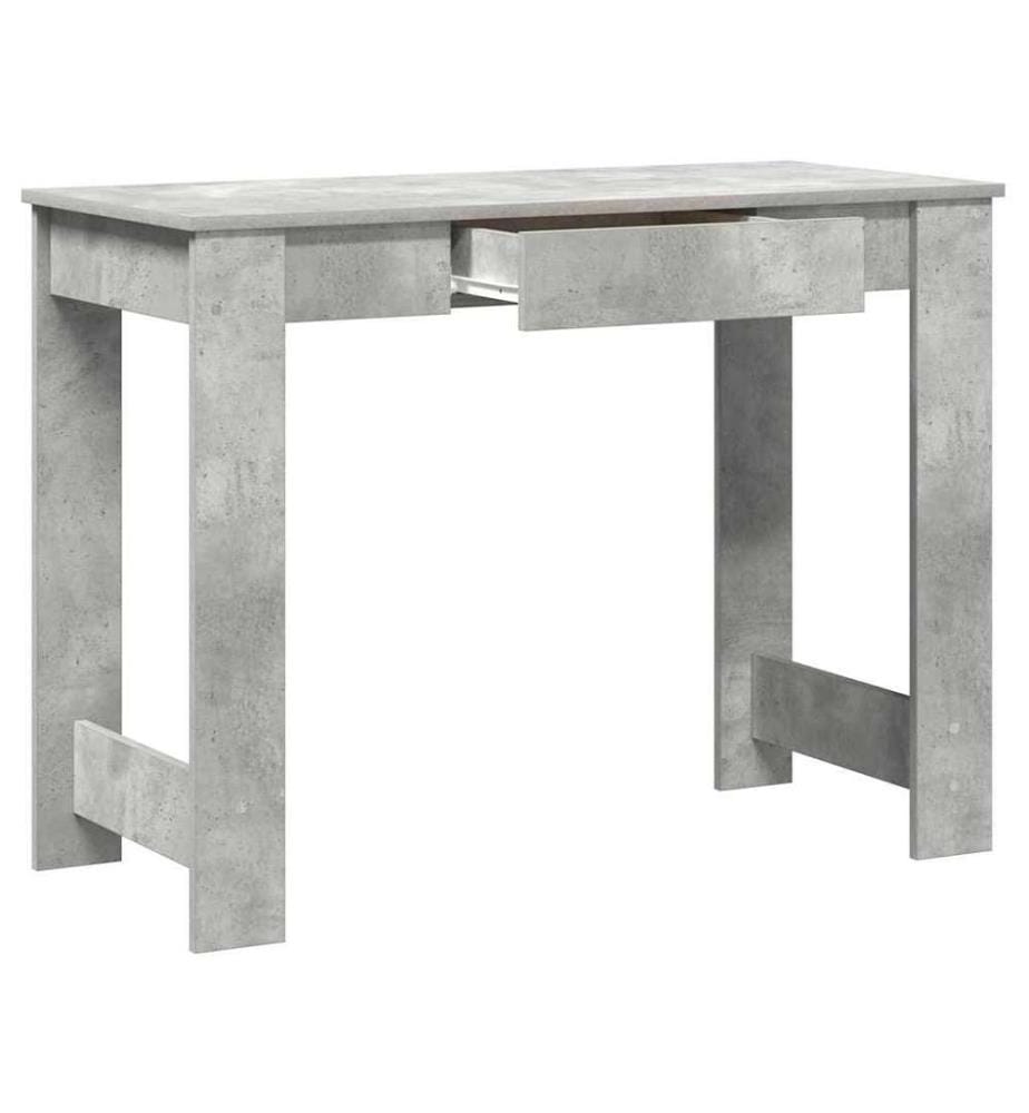 Schreibtisch Betongrau 100x45x75 cm Holzwerkstoff