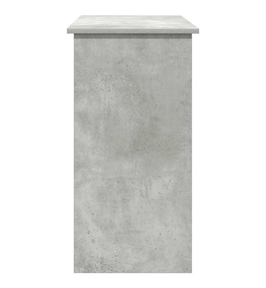 Schreibtisch Betongrau 80x40x75 cm Holzwerkstoff