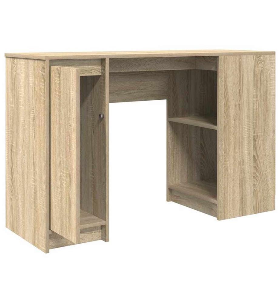 Bureau chêne sonoma 120x42x76 cm bois d'ingénierie