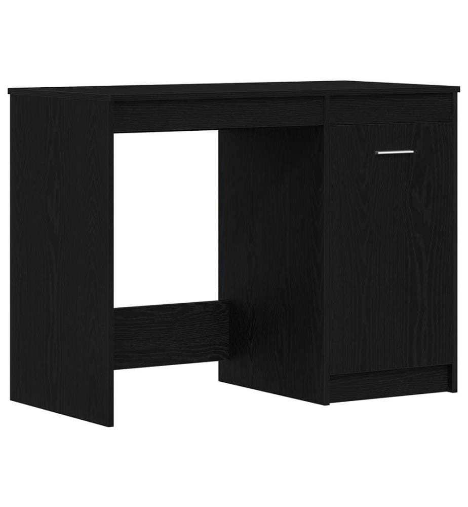 Schreibtisch Schwarz Eiche 100x50x76 cm Holzwerkstoff