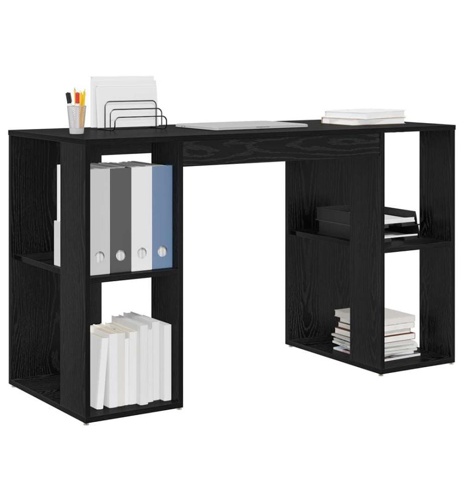 Bureau en chêne noir Chêne noir MDF Moyen Bureau en chêne noir