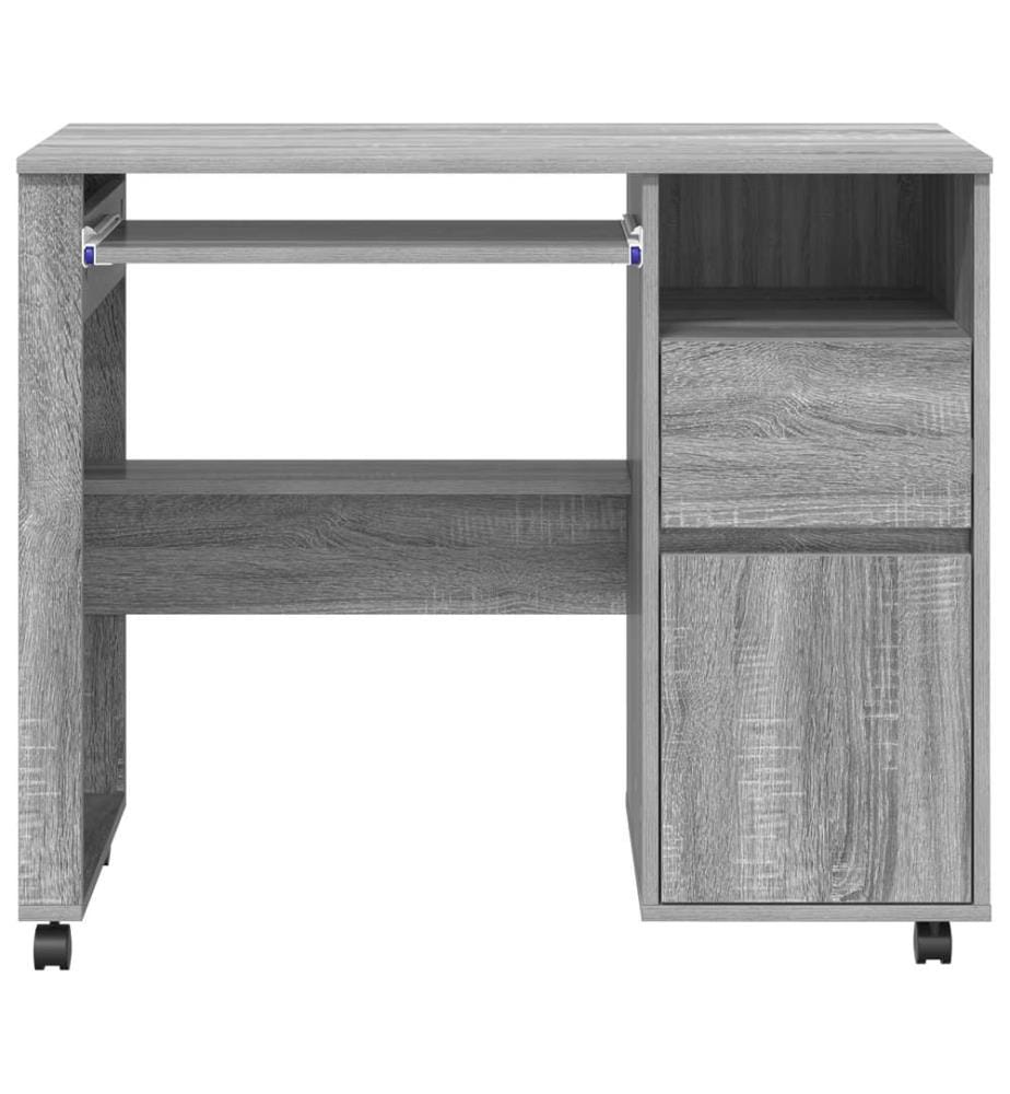 Grau Computer Tisch Grau Sonoma Spanplatte Mittel