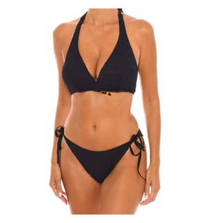Neckholder-Bikinis - Schwarz