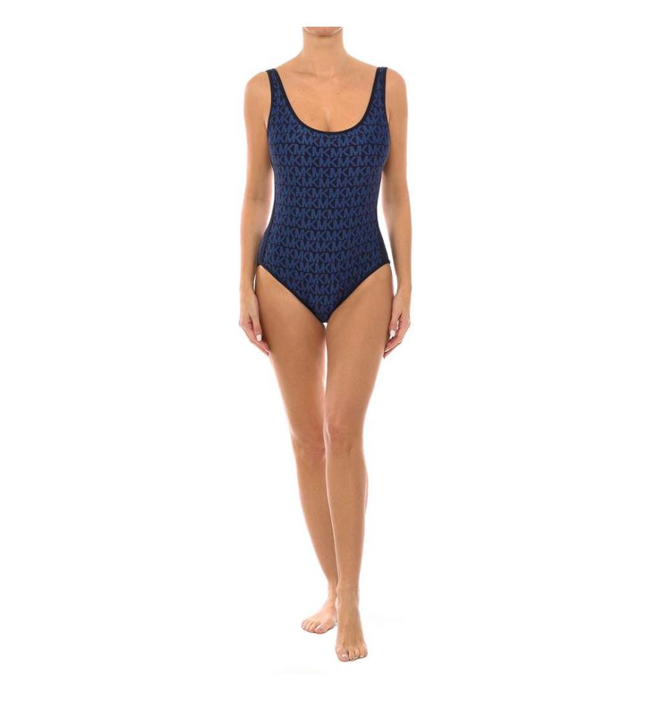 Einteiliger Badeanzug Classic Swimmer - Marineblau